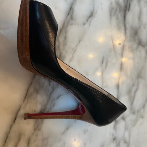 Christian Louboutin Peep Toe Heels - Picture 2 of 4